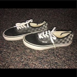 Checkered Vans
